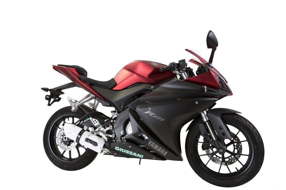 Scarico GPR compatibile con  Yamaha Yzf-R 125  2017-2018, Albus Evo4, Scarico completo omologato,fornito con db killer estraibile,catalizzatore e collettore