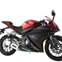 Scarico GPR compatibile con  Yamaha Yzf-R 125  2017-2018, Albus Evo4, Scarico completo omologato,fornito con db killer estraibile,catalizzatore e collettore