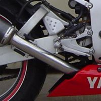 Scarico GPR compatibile con  Yamaha Yzf 600 R Thundercat 1996-2003, Satinox , Scarico omologato, silenziatore con db killer estraibile e raccordo specifico