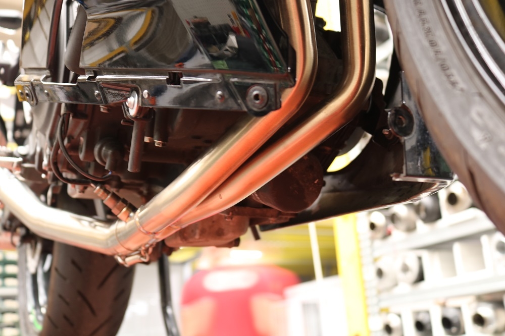 Scarico GPR compatibile con  Kawasaki Z 400 2018-2022, Decatalizzatore, Collettore decatalizzore, applicazione racing
