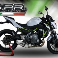 Scarico GPR compatibile con  Kawasaki Z 650 2021-2022, Albus Evo4, Scarico completo omologato,fornito con db killer estraibile,catalizzatore e collettore