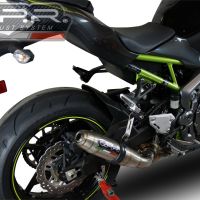 GPR exhaust compatible with  Kawasaki Z 900 2017-2019, Deeptone Inox, Homologated legal slip-on exhaust including removable db killer and link pipe 