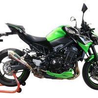 Scarico GPR compatibile con  Kawasaki Z 900 2021-2024, Powercone Evo, Scarico omologato, silenziatore con db killer estraibile e raccordo specifico