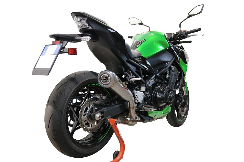 Scarico GPR compatibile con  Kawasaki Z 900 2021-2024, Powercone Evo, Scarico omologato, silenziatore con db killer estraibile e raccordo specifico
