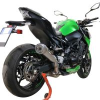 Scarico GPR compatibile con  Kawasaki Z 900 2021-2024, Powercone Evo, Scarico omologato, silenziatore con db killer estraibile e raccordo specifico