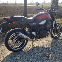 Scarico GPR compatibile con  Kawasaki Z 900 RS 2018-2020, M3 Titanium Natural, Scarico omologato, silenziatore con db killer estraibile e raccordo specifico
