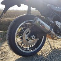 Scarico GPR compatibile con  Kawasaki Z 900 RS 2018-2020, M3 Titanium Natural, Scarico omologato, silenziatore con db killer estraibile e raccordo specifico