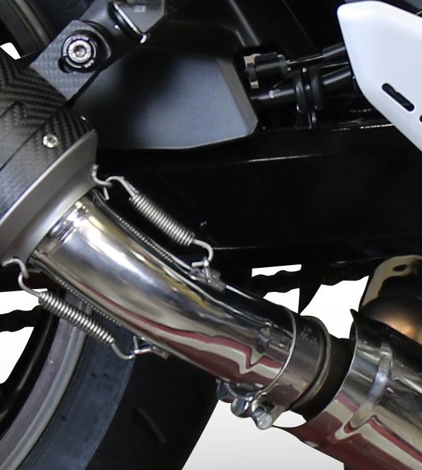 Scarico GPR compatibile con  Kawasaki Z 900 RS 2018-2020, M3 Titanium Natural, Scarico omologato, silenziatore con db killer estraibile e raccordo specifico
