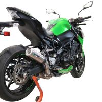GPR exhaust compatible with  Kawasaki Z 900 2020-2020, M3 Inox , Homologated legal slip-on exhaust including removable db killer and link pipe 
