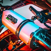 Scarico GPR compatibile con  Zontes Zt 125 G1 - U - U1 - Z2 2020-2024, Albus Evo4, Scarico completo omologato,fornito con db killer estraibile,catalizzatore e collettore
