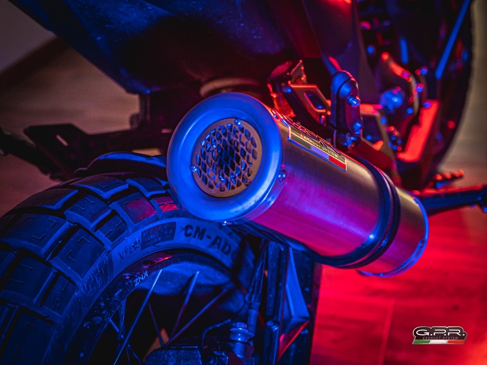 Scarico GPR compatibile con  Zontes Zt 125 G1 - U - U1 - Z2 2020-2024, M3 Inox , Scarico completo omologato,fornito con db killer estraibile,catalizzatore e collettore
