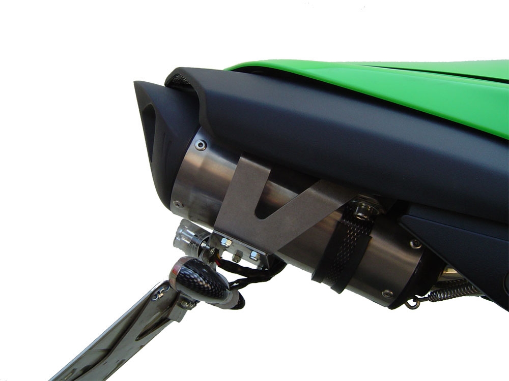 GPR escape compatível com  Kawasaki Zx-6R  2007-2008, Tiburon Titanium, Escape legal, homologado, silenciador com db killer removível e tubo de ligação específico 