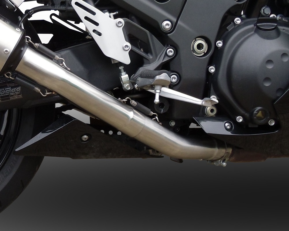 Scarico GPR compatibile con  Kawasaki Zzr 1400 2017-2022, Albus Evo4, Coppia di terminali di scarico omologati, forniti con db killer removibili e raccordi specifici