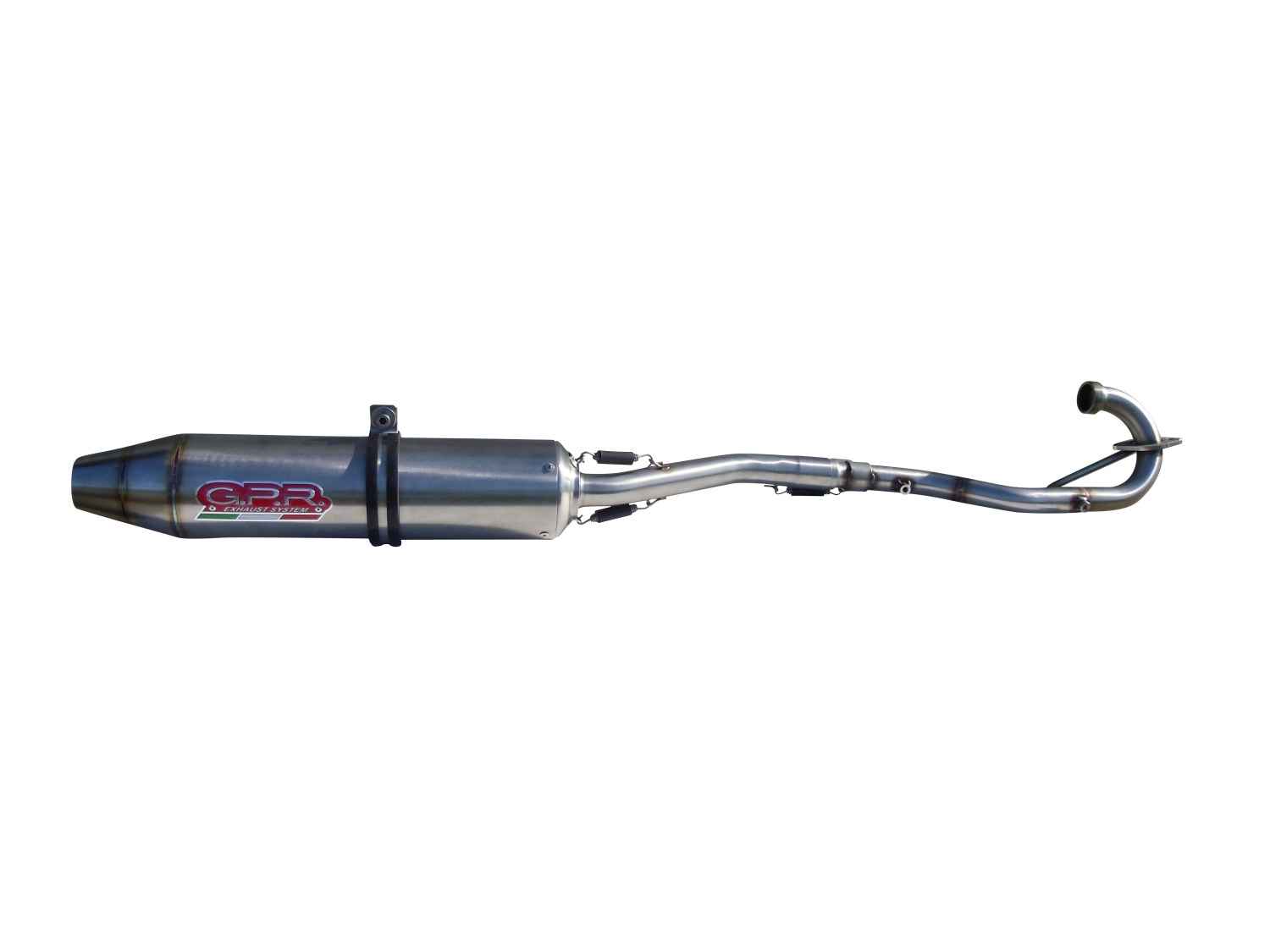 Scarico GPR compatibile con  Adly 320 S 2005-2021, Deeptone Atv, Scarico completo omologato,fornito con db killer estraibile e collettore
