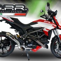 Scarico GPR compatibile con  Ducati Hyperstrada -Hypermotard 939 EURO 4  2016-2019, Powercone Evo, Terminale di scarico omologato,fornito con db killer estraibile,catalizzatore e collettore