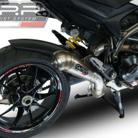 Scarico GPR compatibile con  Ducati Hyperstrada -Hypermotard 939 EURO 4  2016-2019, Powercone Evo, Terminale di scarico omologato,fornito con db killer estraibile,catalizzatore e collettore
