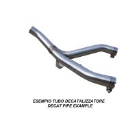 Scarico GPR compatibile con  Ducati Hypermotard 1100 -1100 Evo  2007-2012, Decatalizzatore, Collettore decatalizzore, applicazione racing