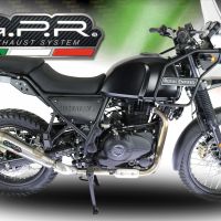 Scarico GPR compatibile con  Royal Enfield Classic - Bullet Efi 500 2009-2016, Vintacone, Terminale di scarico omologato, fornito con db killer estraibile, catalizzatore e raccordo specifico