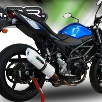 GPR exhaust compatible with  Suzuki Sv 650 A  2016-2020, Albus Evo4, Homologated legal slip-on exhaust including removable db killer and link pipe 
