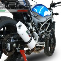 GPR exhaust compatible with  Suzuki Sv 650 A  2016-2020, Albus Evo4, Homologated legal slip-on exhaust including removable db killer and link pipe 