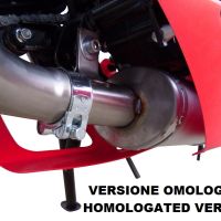 GPR escape compatível com  Aprilia RS 4 125 2011-2016, Deeptone Inox, Sistema homologado com catalisador linha completa, silencioso mais coletor 