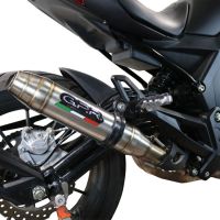 Scarico GPR compatibile con  Benelli 502 C 2021-2024, Deeptone Inox, Scarico omologato, silenziatore con db killer estraibile e raccordo specifico