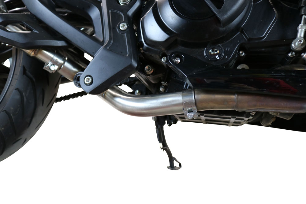 Scarico GPR compatibile con  Benelli 502 C 2021-2024, Decatalizzatore, Collettore decatalizzore, applicazione racing