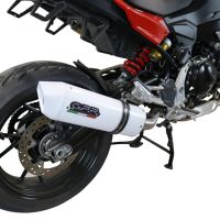 Scarico GPR compatibile con  Bmw F 900 XR-R 2020-2024, Albus Evo4, Scarico omologato, silenziatore con db killer estraibile e raccordo specifico
