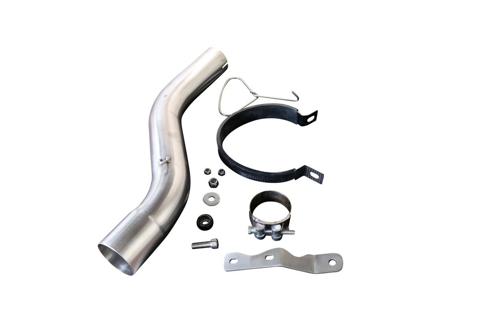 Scarico GPR compatibile con  Bmw F 900 XR-R 2020-2024, M3 Black Titanium, Scarico omologato, silenziatore con db killer estraibile e raccordo specifico