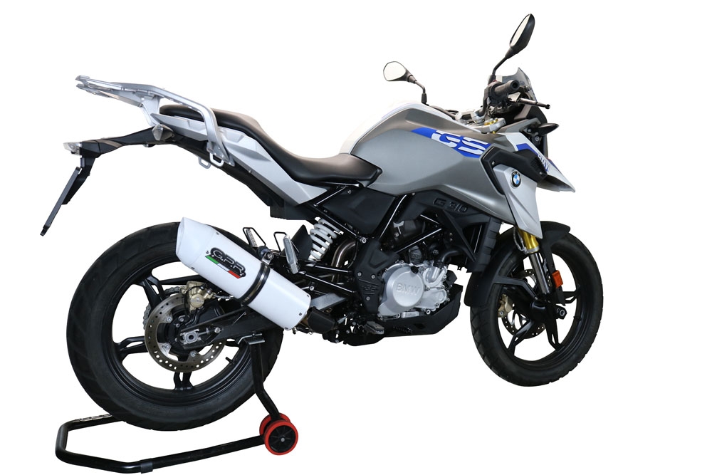 Scarico GPR compatibile con  Bmw G 310 Gs 2022-2024, Albus Evo4, Scarico completo omologato,fornito con db killer estraibile,catalizzatore e collettore