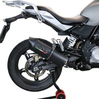 Scarico GPR compatibile con  Bmw G 310 Gs 2017-2021, Furore Evo4 Nero, Scarico completo omologato,fornito con db killer estraibile,catalizzatore e collettore