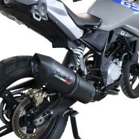 Scarico GPR compatibile con  Bmw G 310 Gs 2017-2021, Furore Evo4 Nero, Scarico completo omologato,fornito con db killer estraibile,catalizzatore e collettore