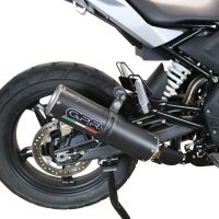 Scarico GPR compatibile con  Bmw G 310 Gs 2022-2024, M3 Black Titanium, Scarico completo omologato,fornito con db killer estraibile,catalizzatore e collettore