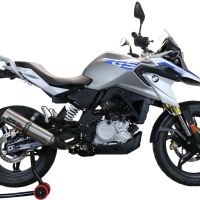 GPR escape compatível com  Bmw G 310 Gs 2017-2021, M3 Inox , Sistema homologado com catalisador linha completa, silencioso mais coletor 