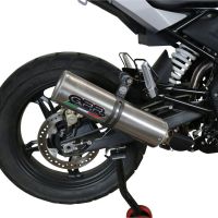 GPR escape compatível com  Bmw G 310 Gs 2017-2021, M3 Inox , Sistema homologado com catalisador linha completa, silencioso mais coletor 