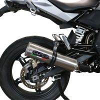 Scarico GPR compatibile con  Bmw G 310 Gs 2017-2021, M3 Titanium Natural, Scarico completo omologato,fornito con db killer estraibile,catalizzatore e collettore