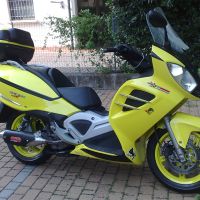 Scarico GPR compatibile con  Malaguti Spidermax 500 RS 2008-2011, Power Bomb, Scarico omologato, silenziatore con db killer estraibile e raccordo specifico
