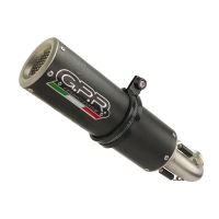 Scarico GPR compatibile con  Benelli Bn 125 2018-2020, M3 Black Titanium, Scarico completo omologato,fornito con db killer estraibile,catalizzatore e collettore