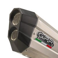 Scarico GPR compatibile con  Ktm LC 8 Super Adventure 1290  R 2021-2024, Sonic Titanium, Scarico completo racing, fornito con db killer estraibile e collettore, non conforme per uso stradale