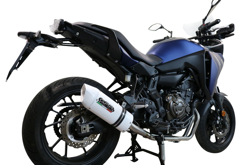 Scarico GPR compatibile con  Yamaha Tracer 700 2020-2021, Albus Evo4, Scarico completo omologato,fornito con db killer estraibile,catalizzatore e collettore