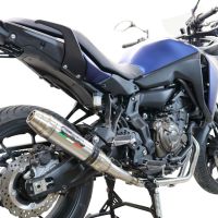 Scarico GPR compatibile con  Yamaha Tracer 7 GT 2020-2024, Deeptone Inox, Scarico completo racing, fornito con db killer estraibile e collettore, non conforme per uso stradale
