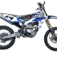 GPR exhaust compatible with  Yamaha YZ 250 F 2020-2024, Pentacross Inox, Racing full system exhaust, including removable db killer 