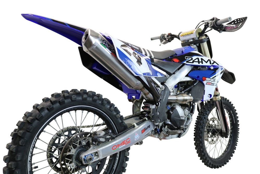 GPR exhaust compatible with  Yamaha YZ 250 F 2020-2024, Pentacross Inox, Racing full system exhaust, including removable db killer 