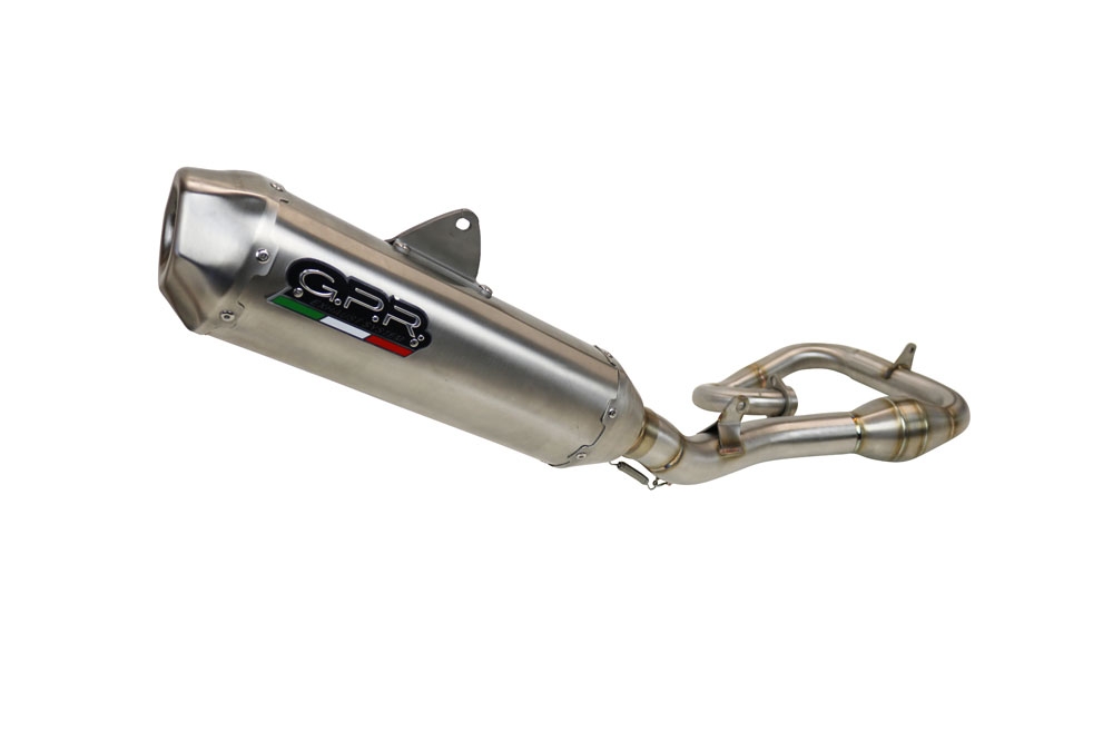 GPR exhaust compatible with  Yamaha YZ 250 F 2020-2024, Pentacross Inox, Racing full system exhaust, including removable db killer 