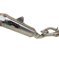 Scarico GPR compatibile con  Kawasaki Kx 450 F 2012-2015, Pentacross Inox, Scarico completo racing, fornito con db killer estraibile e collettore, non legale per uso stradale
