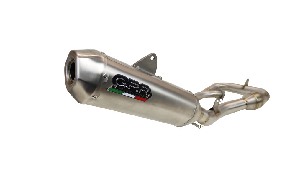 Scarico GPR compatibile con  Yamaha YZ 450 FX 2016-2018, Pentacross Inox, Scarico completo racing, fornito con db killer estraibile e collettore, non legale per uso stradale