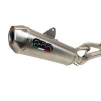 Scarico GPR compatibile con  Kawasaki KX 250 F 2017-2020, Pentacross Inox, Scarico completo racing, fornito con db killer estraibile e collettore, non legale per uso stradale