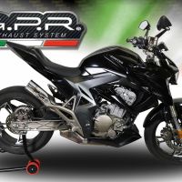 Scarico GPR compatibile con  Zontes Zx 310 2018-2020, F205, Scarico omologato, silenziatore con db killer estraibile e raccordo specifico