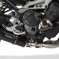 GPR exhaust compatible with  Yamaha XSR900 2016-2021, Furore Evo4 Poppy, Homologated legal full system exhaust, including removable db killer and catalyst 