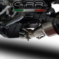 GPR exhaust compatible with  Yamaha Mt-09 Tracer 900 2015-2016, Albus Ceramic, Homologated legal full system exhaust, including removable db killer and catalyst 